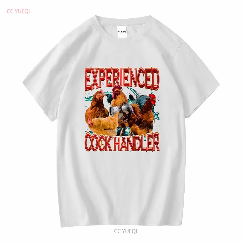 Erfahrener Hahnen-Händler T-Shirt Lustiges Meme Küken Hahn Beleidigender Witz vintage Gewaschen Atmungsaktiv Stilvoll Weich Grafik