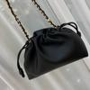 New Luojia High-quality Cloud Bag Pleated Sweet Drawstring Blessing Single-shoulder Cross-body Female