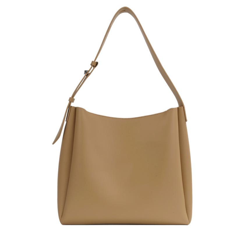 Women's bags, women's new retro commuter tote bags, fashionable and simple large-capacity versatile bucket bags