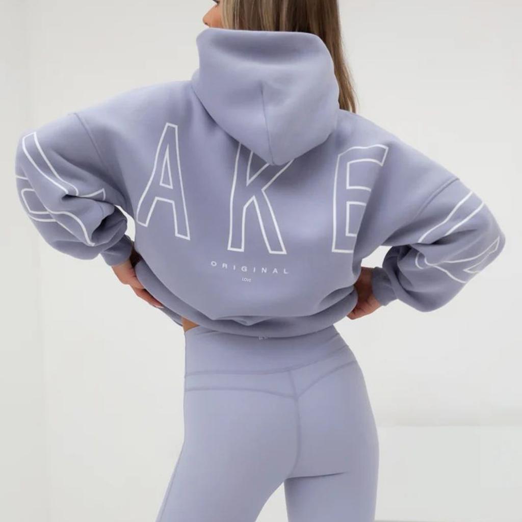 Hooded Sports Tracksuit Unisex Running Outfits Long Sleeve Pullover Hoodies Sweatshirt