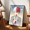 Hero Academia Todoroki Shouto Vintage Posters Sticky Whitepaper Prints Posters Artwork Posters Wall Stickers
