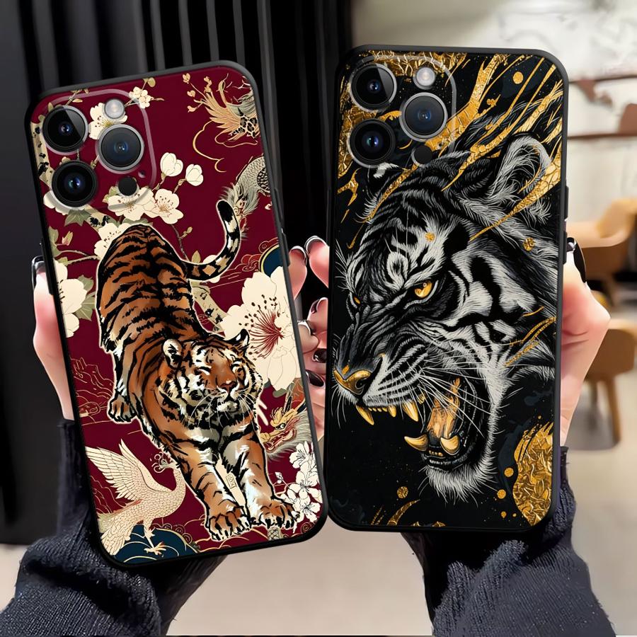 Cool Tiger Leopard Funda Phone Cover Phone Case for Apple iPhone 14 17 Pro Max 13 16 11 XR XS MAX 12 15 Pro 7 8 Air