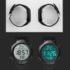 Digital wristwatch men easy read large display big font waterproof sports watch date LED alarm stopwatch function lightweight multifunctional casual