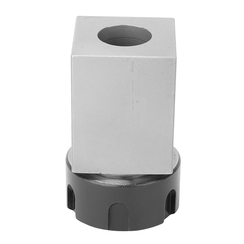 ER25 Collet Block Chuck Collet Holder for Lathe Engraving Machine (Square)