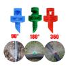 Micro Atomizing Sprinkler Nozzle, 90/180/360 Degree Refraction Nozzle Sprinkler Misting for Garden Lawn Misting Sprinkler System