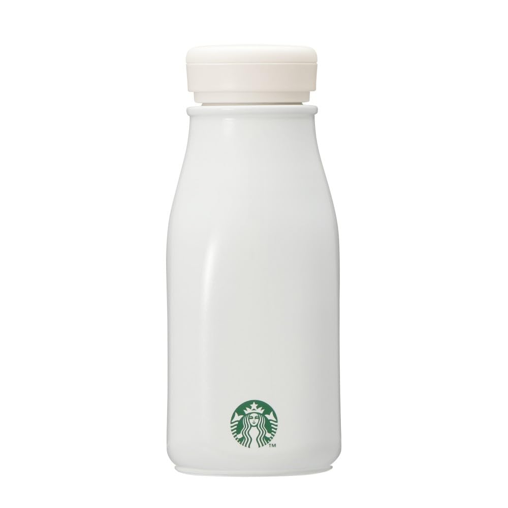 Starbucks Stainless Steel Mini Bottle, White, 237ml, Starbucks Bottle, Tumbler, Small, White