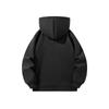 Erkek Yarım Fermuarlı Kapüşonlu Sweatshirtler Düz Renk Uzun Kollu Sweatshirtler Sonbahar Bol Spor Sıcak Eşofmanlar Moda Günlük Pullover