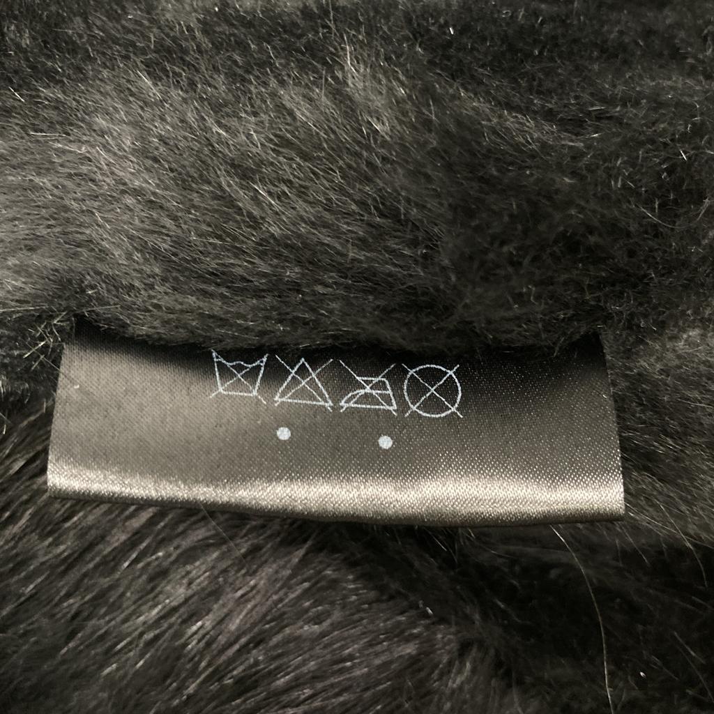 Jun Hashimoto LET039 FXF01 Black Fur-Lined Hoodie Mod Coat Coat 2 blackUsed