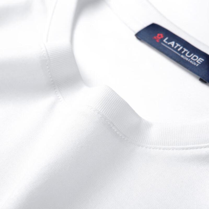 T-shirt da uomo MONTAGUT in cotone ad ammoniaca liquida, resistente alle pieghe, girocollo