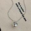 Banyan Tree S925 Silver Snake Pearl Necklace: Women's Zodiac Gift Clavicle Chain Fashion Accessory.