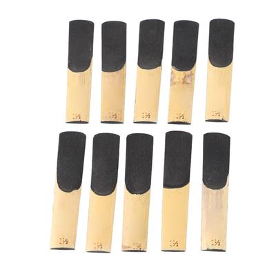 10Pcs Tenor Saxophone Reed 1.5 Strength Replacement Kit Musical Instrument Accessories