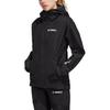 Adidas Waterproof And Windproof Windbreaker Jacket Women's Black HN2904