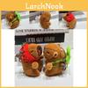 Entzückendes Plüsch-Capybara-Schlüsselanhänger-Accessoire mit niedlichem Cartoon-Design für alle Gelegenheiten