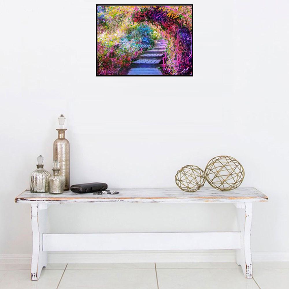 5D Diy Diamond Painting Coast Sunset Cross Stitch Diamond Embroidery Mosaic Landscape Bicycle Home Decoration Painting Gift