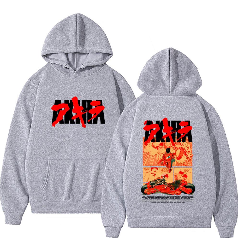Japansk Science Fiction Tecknad Film Anime Akira Shotaro Kaneda Grafisk Huvtröja Herr Dam Överdimensionerad Tröja