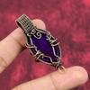 Purple Fire Labradorite Pendant Copper Wire Wrapped Pendant Handmade Elegant Pendant Natural Gemstone Pendant Copper Jewelry Gifts For Wife