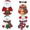 Christmas Tableware Set: Snowman, Elk & Santa Cutlery Decorations