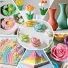 30 Shades Premium Craft Dye Set High Pigment Density 5ml Vials Safe For Children's Art Projects Cement Resin Coloring