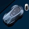Fashion Alloy Car Key Case Cover With Chain For Mercedes Benz Ce Abs Class Gle Gla Glb Glc Gls Amg W176 W177 203 204 205