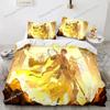 Gaming Genshin Impact Eula Bedding Set Anime 3D Boys Teens Duvet Cover Set Soft Bed Linen Queen King Single Size Bedroom Decor
