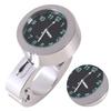 1pc Argent Moto Étanche Guidon Monture Lumineuse Montre Universelle