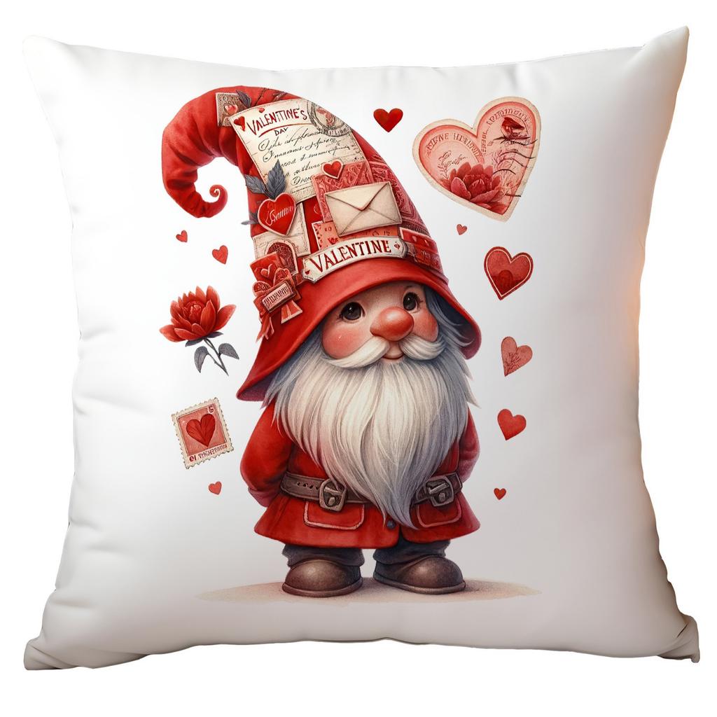 New Valentine's Day Pillow Cute Elf Red Love Living Room Sofa Pillow Cover