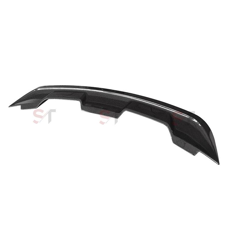 Ford Mustang GT500 Style Carbon Fiber Ducktail Rear Spoiler Winglet Diffuser