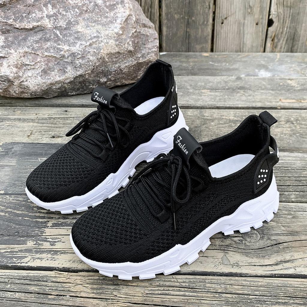 Shoes Women's Super Soft Fashion New Foreign Trade Running Shoes Mesh Breathable Retro Platform Forrest Gump Shoes Korean Version Sports Shoes