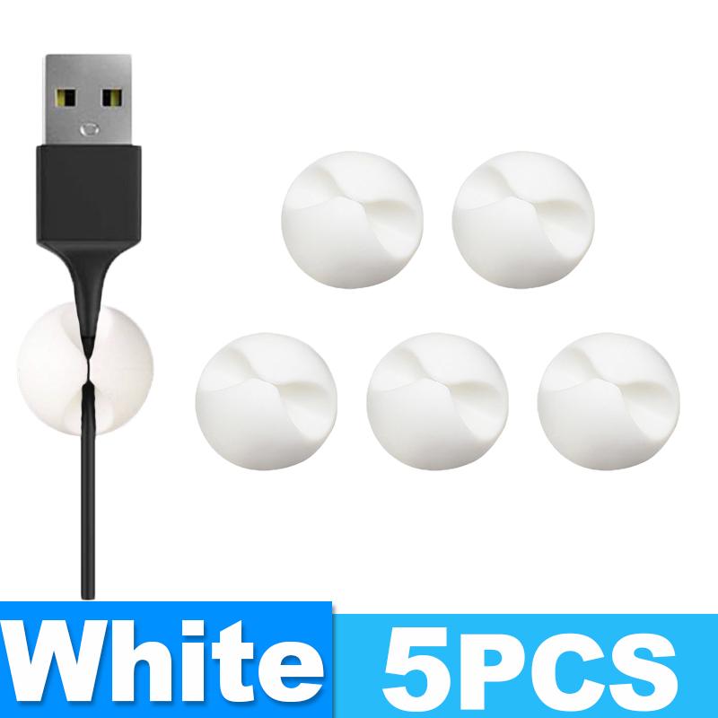 Mini Cable Clips Silicone Car Dash Desktop Wire Tidy Organizer Cable Winder Cord Charger Holder Auto USB Data Line Fixed Clasp