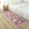Machine Washable Corridor Carpet for Living Room, Bedroom, Bedside Rug, Soft Floor Mat, Non-Slip Home Decoration, Vintage Carpet