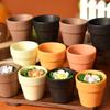 10Pcs Miniature Flower Resin Pots Clay Planter Terracotta Dollhouse Accessories Fairy Garden Pots Mini Flower Pots Planters