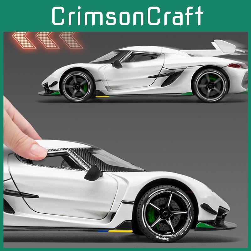 Alloy Koenigsegg Simulation Sports Car Model Toy With Sound And Light Functions