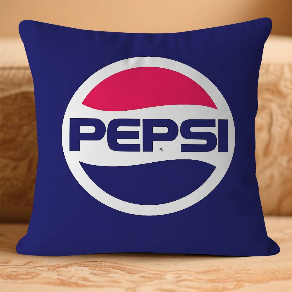 SodaS Markenkunst - Pepsis Kissenbezug Abnehmbarer Waschbarer Kissenbezug – Ganzjährige Weiche Leinen