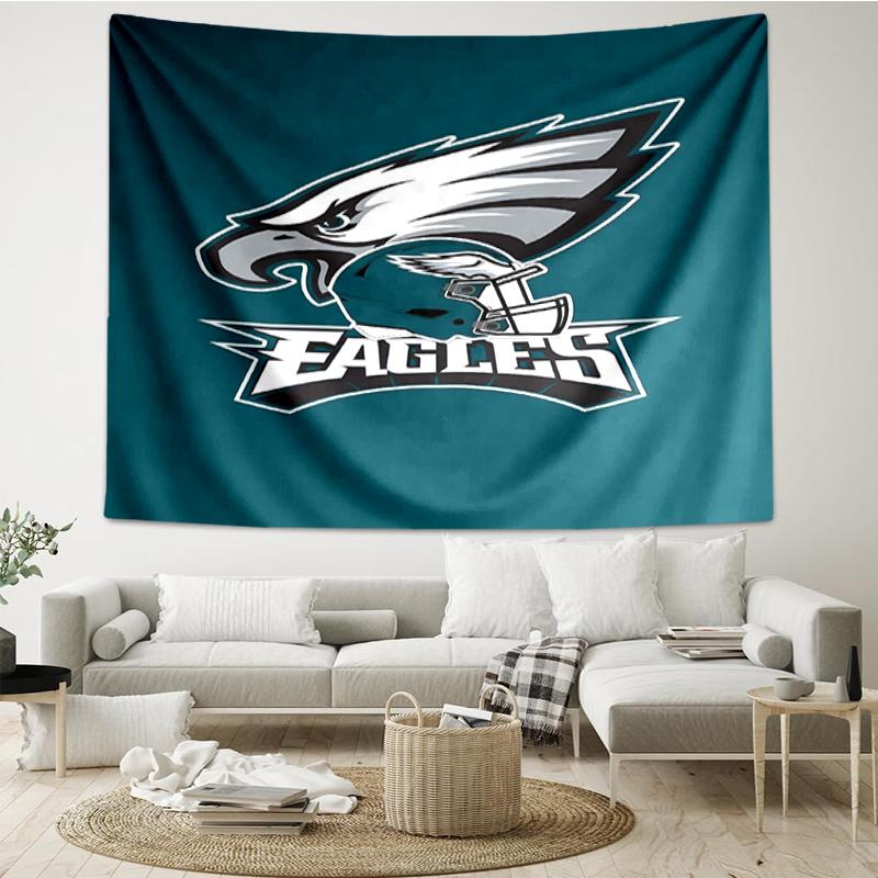Eagles Print Tapestry, Backdrop, Easy Setup, Ideal for Bedroom, Office & Living Room, with Aesthetic Wall Hanging Decor.