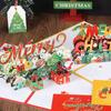Christmas Tree Christmas Pop-Up Cards Thank You New Year Greeting Cards  Party Accessories