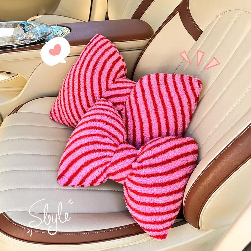 New car headrest waist rest set, four-season universal car waist pillow, cute car decoration products