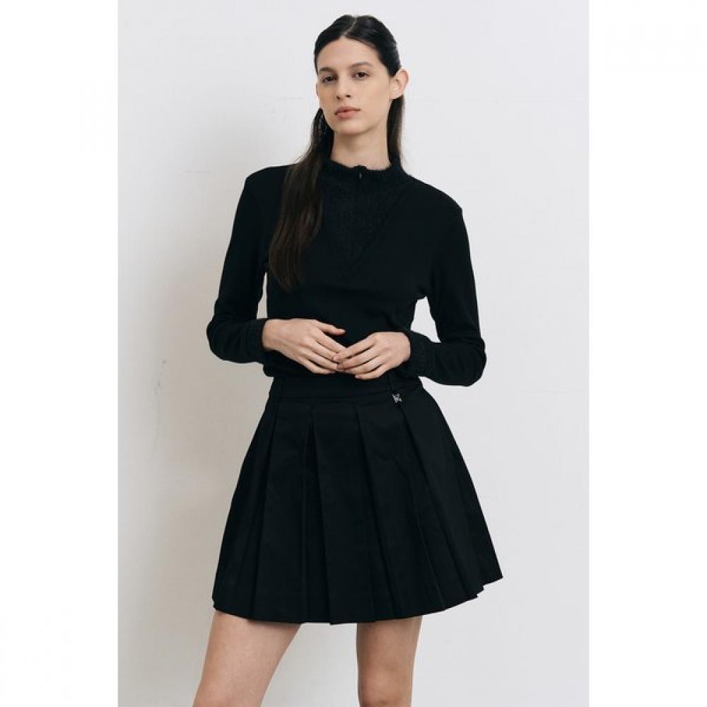 

Satin Volume Skirt By Bermudagrass Black M