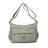 Lightweight Nylon Crossbody Bag for Women Multi Pocket Shoulder Purse Travel Sling Handbag