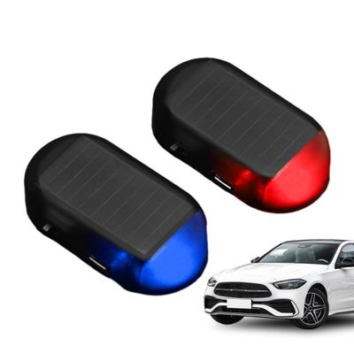 Araba İç Işıkları Güneş Enerjili Hırsızlığa Karşı Uyarı Işığı Şarj Edilebilir Enerji Tasarruflu Araba Kar Temizleme Cihazı SUV Sedan Off-Road için