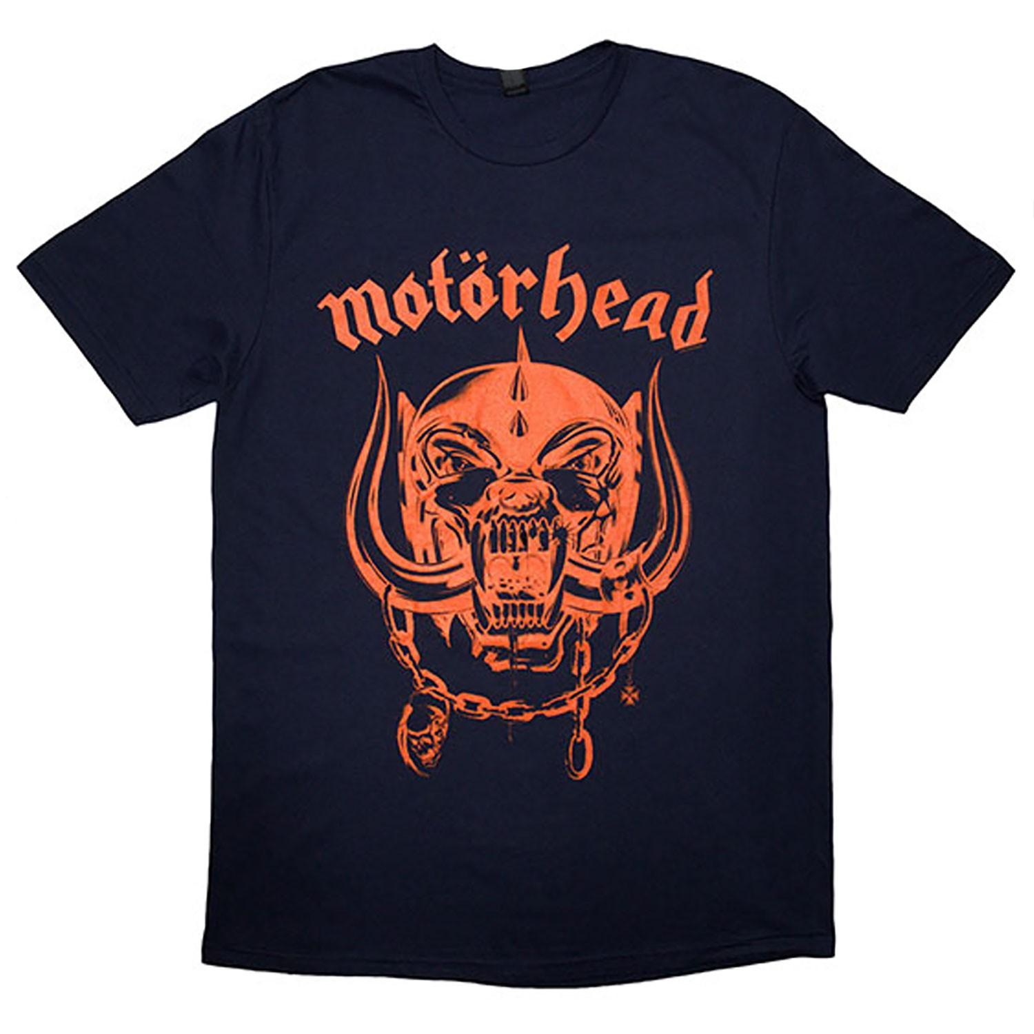 Men s Motorhead Good & Loud T-shirt Small Navy Blue M