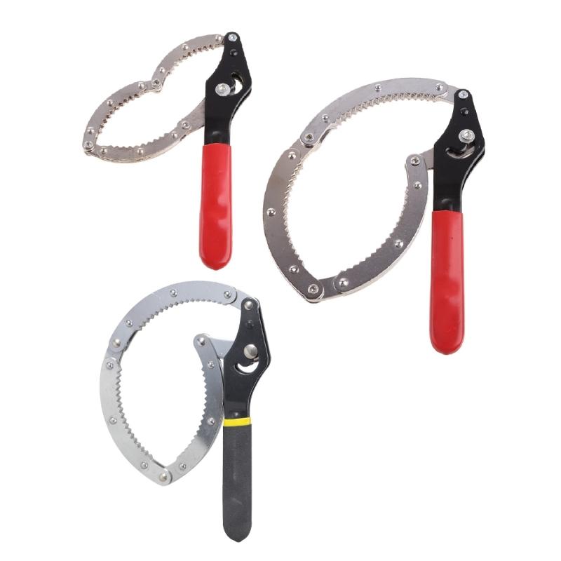 Oil Filter Removal Strap Wrench Oil Filter Removal Strap Oil Filter Spanner Filter Changing Tool for Car Truck 3 Sizes