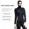 Ny 5MM Dam Etdelad Huvförsedd ZCCO Våtdräkt Med Dragkedja Fram Huv Förtjockad Värme Och Köldtålig Surfing Snorkling Våtdräkt