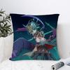 Xiao Genshin Impact Pillow Case Sofa Decorative Home Double-Sided Printing Short Plush Cushion Cover Throw Pillow Cover