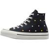 All Star Eva Lift Comfortable Versatile Durable High Top Canvas Shoes Kids Sneakers Black A12608C