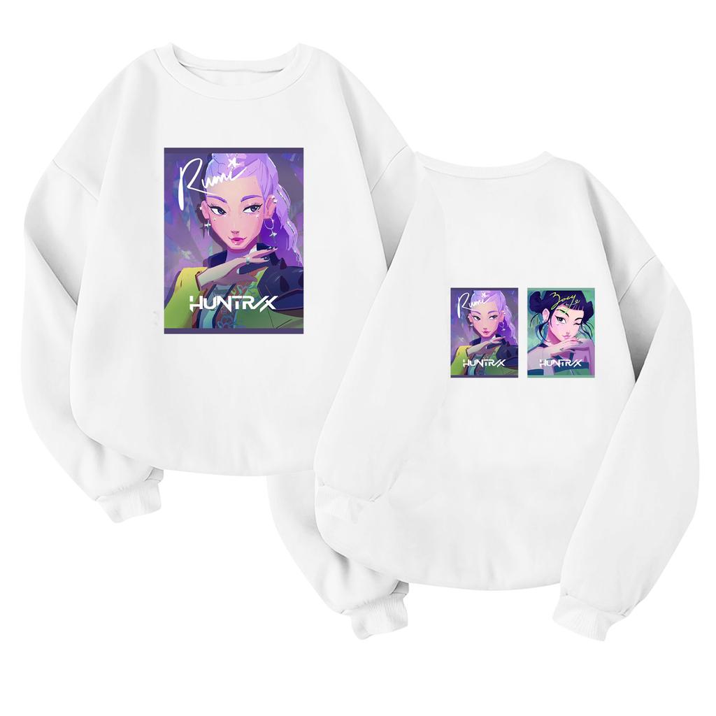 Kinder Modischer Leichter Langärmliger Rundhals-Pullover Mit Taschen Bedruckter Pullover