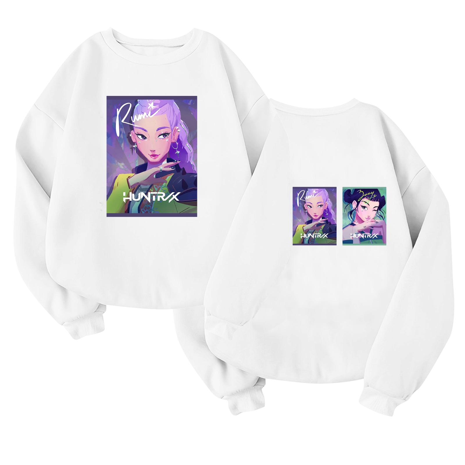 

Детский модный легкий пуловер с длинным рукавом и круглым вырезом с карманами, пуловер с принтом 130 белый