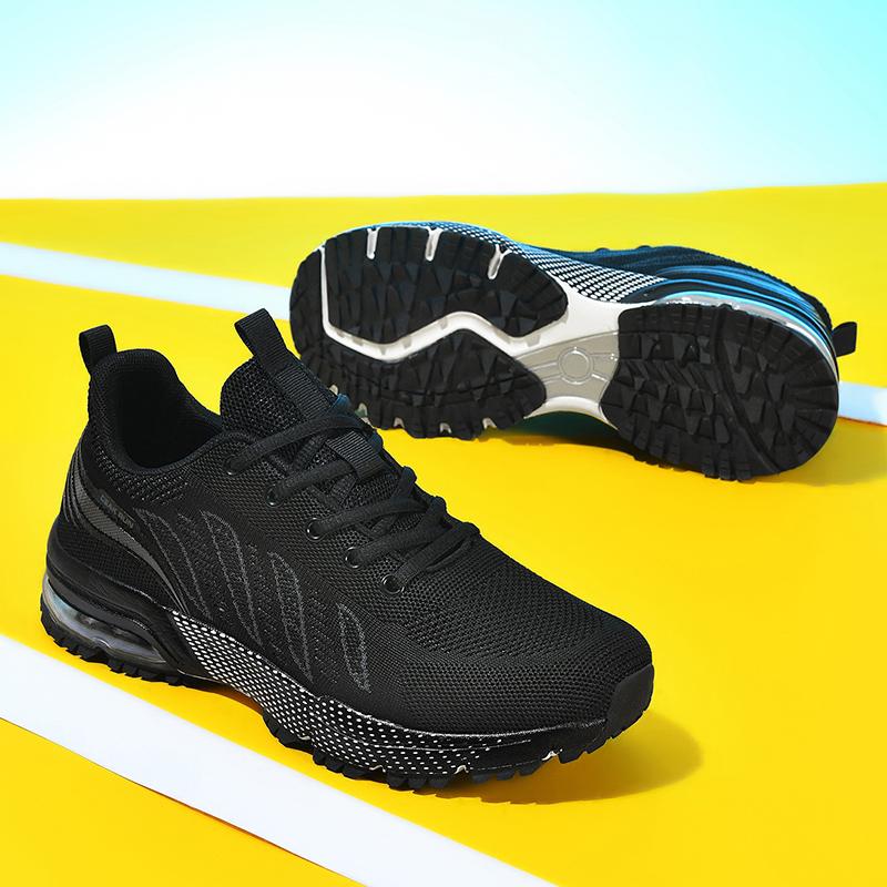 Mens Running Shoes Big Size Professional Training Mesh Flat Breathable Outdoor Sports Trendy Sneakers Comfortable Tennis Shoes