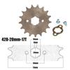 428# 20mm 10 11 12 13 14 15 16 17 18 19 T Teeth Front Engine Chain Sprocket For Dirt Pit Bike Monkey ATV Quad Go Kart