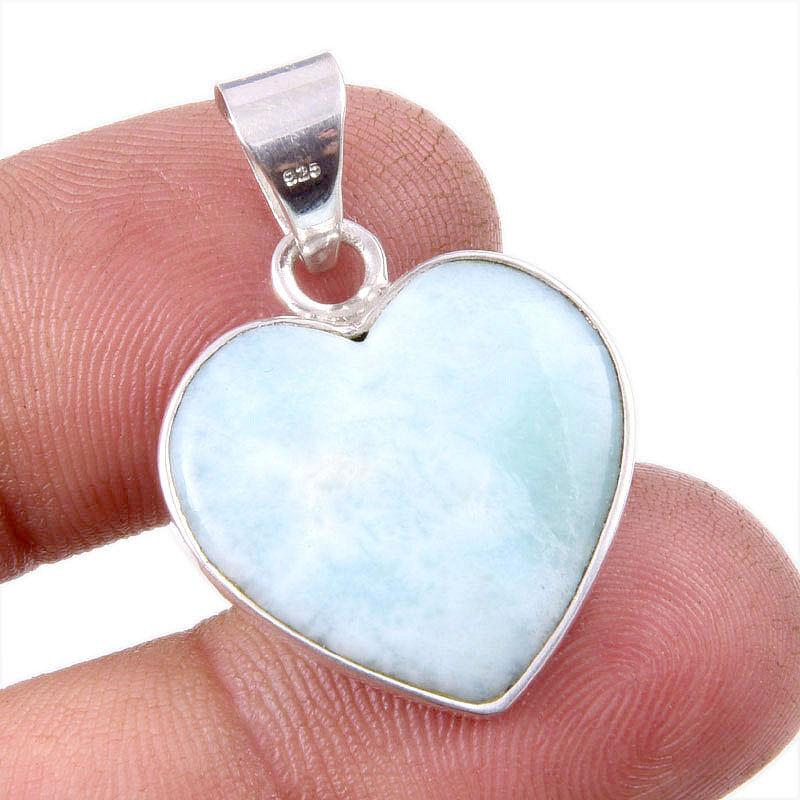 

Natural Republic Ларимар Драгоценный камень 925 Проба Серебро Подвеска 1,25 V5h63