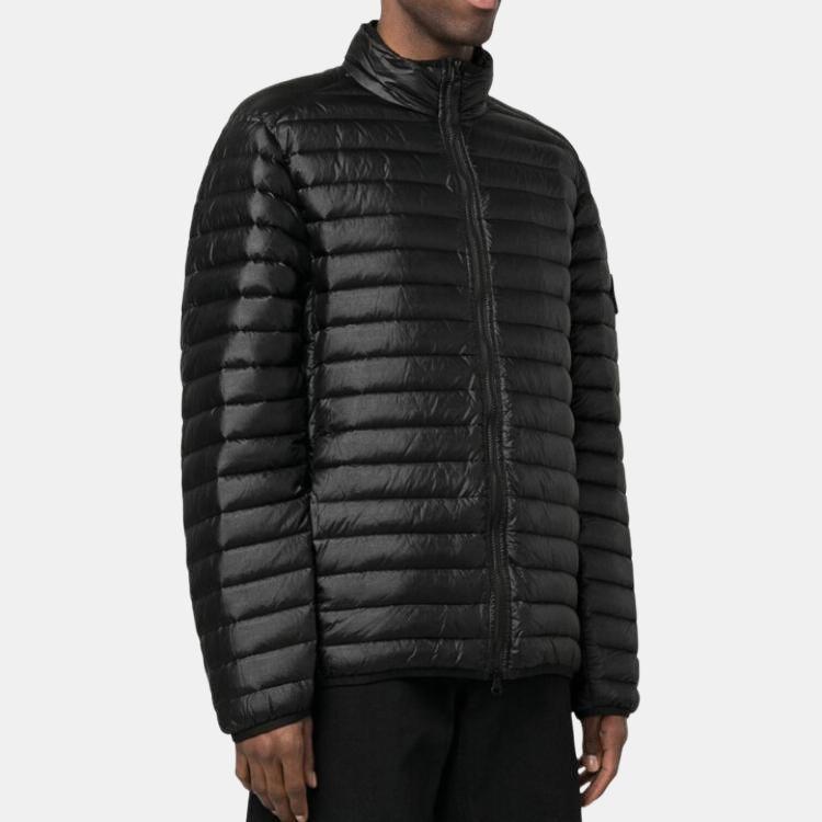 Stone Island Zip up Padded Jacket Black Unisex Outerwear 781541524-V0029